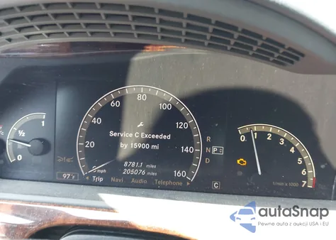 2008 Mercedes-Benz S 550 4Matic z USA, uszkodzony, nr VIN WDDNG86X48A208799